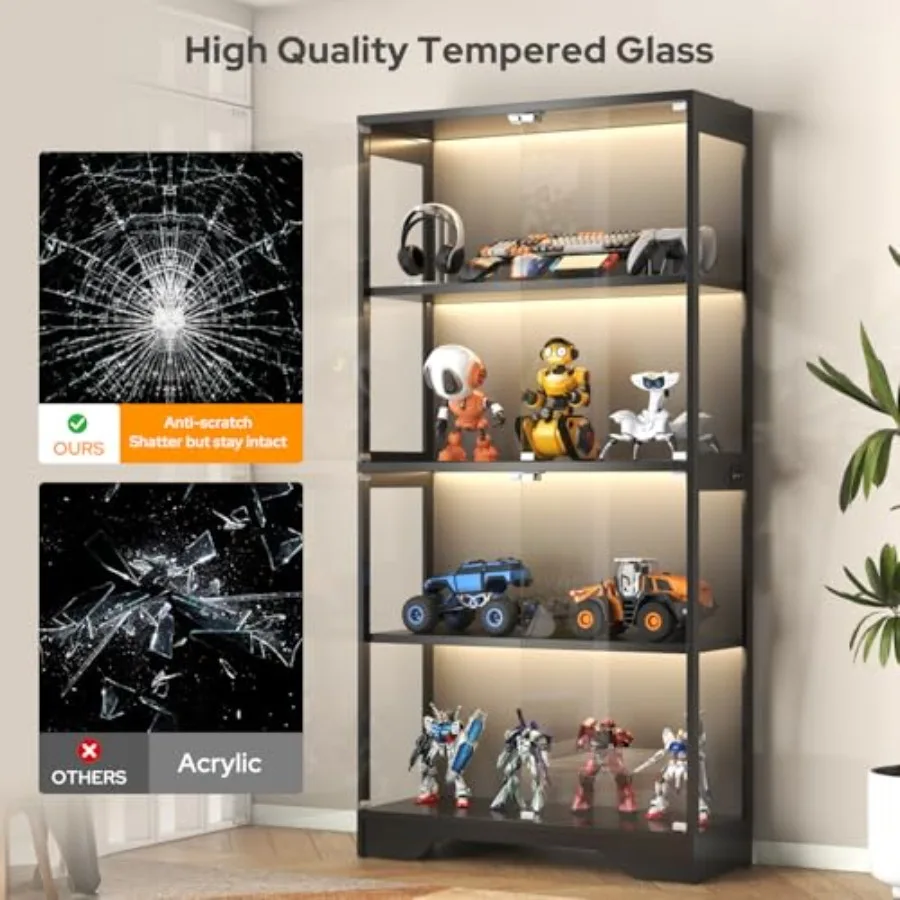 Display Cabinet with Glass Doo - Books review and price