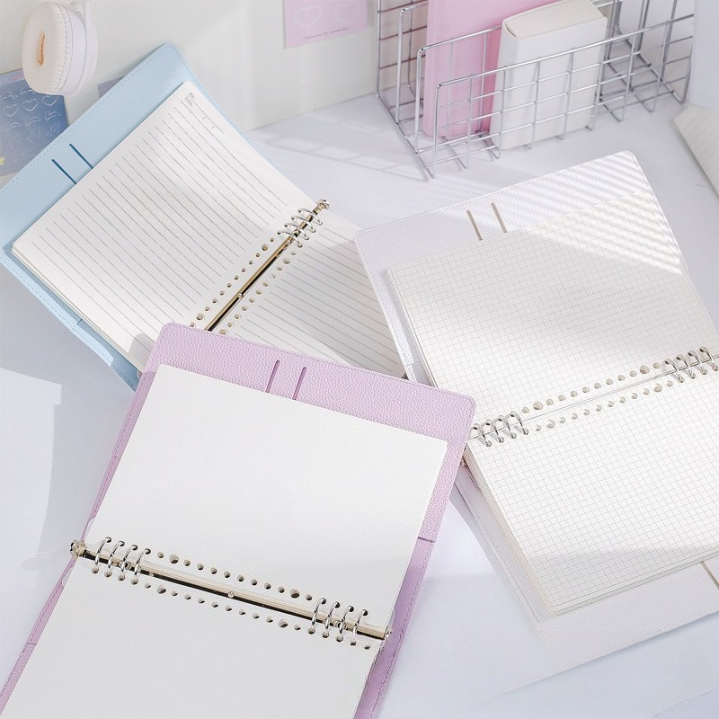 A5  Soft PU DIY Binder Photoca - Vintage Leather Journal Notebook review and price