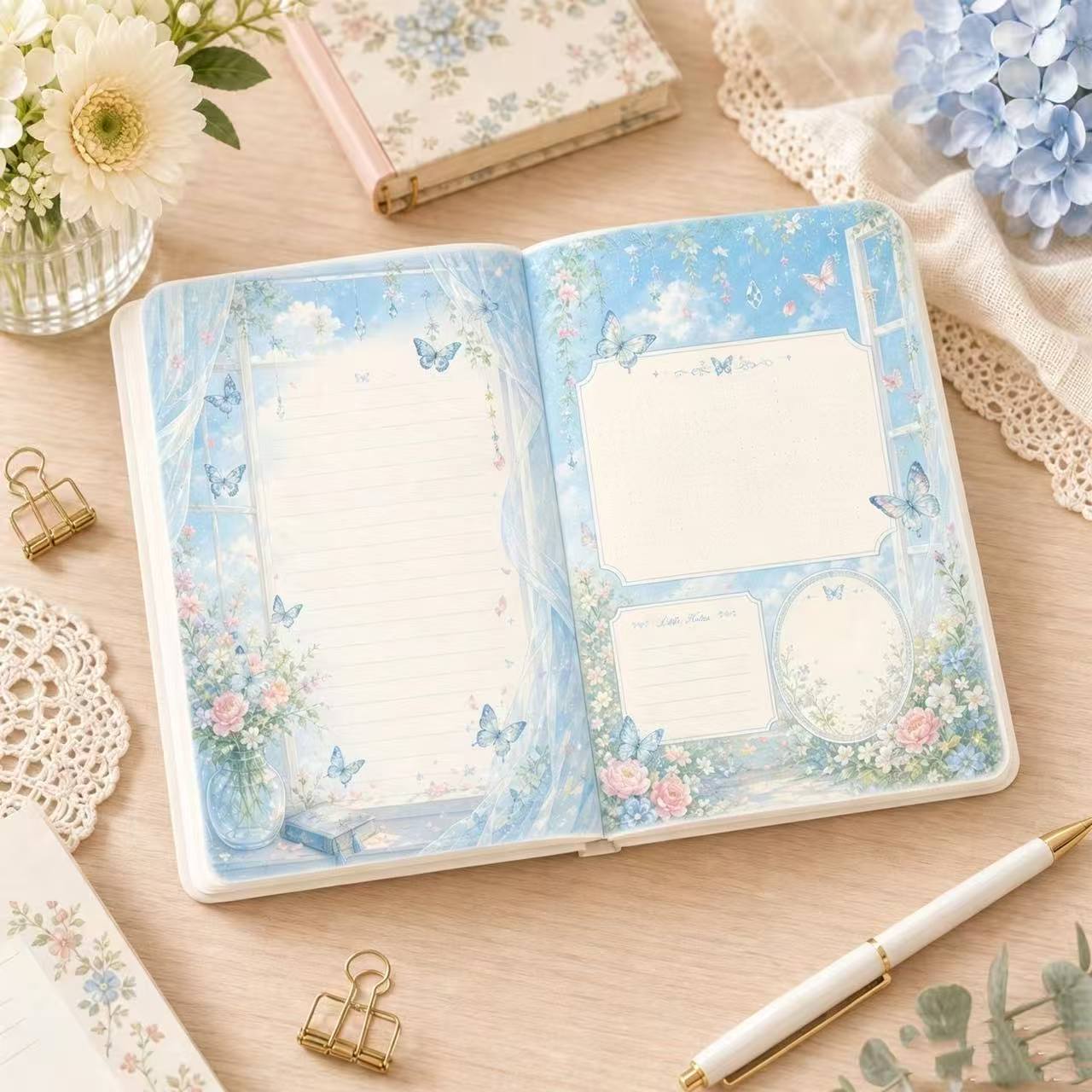 Vintage Butterfly Leather Note - Vintage Leather Journal Notebook review and price