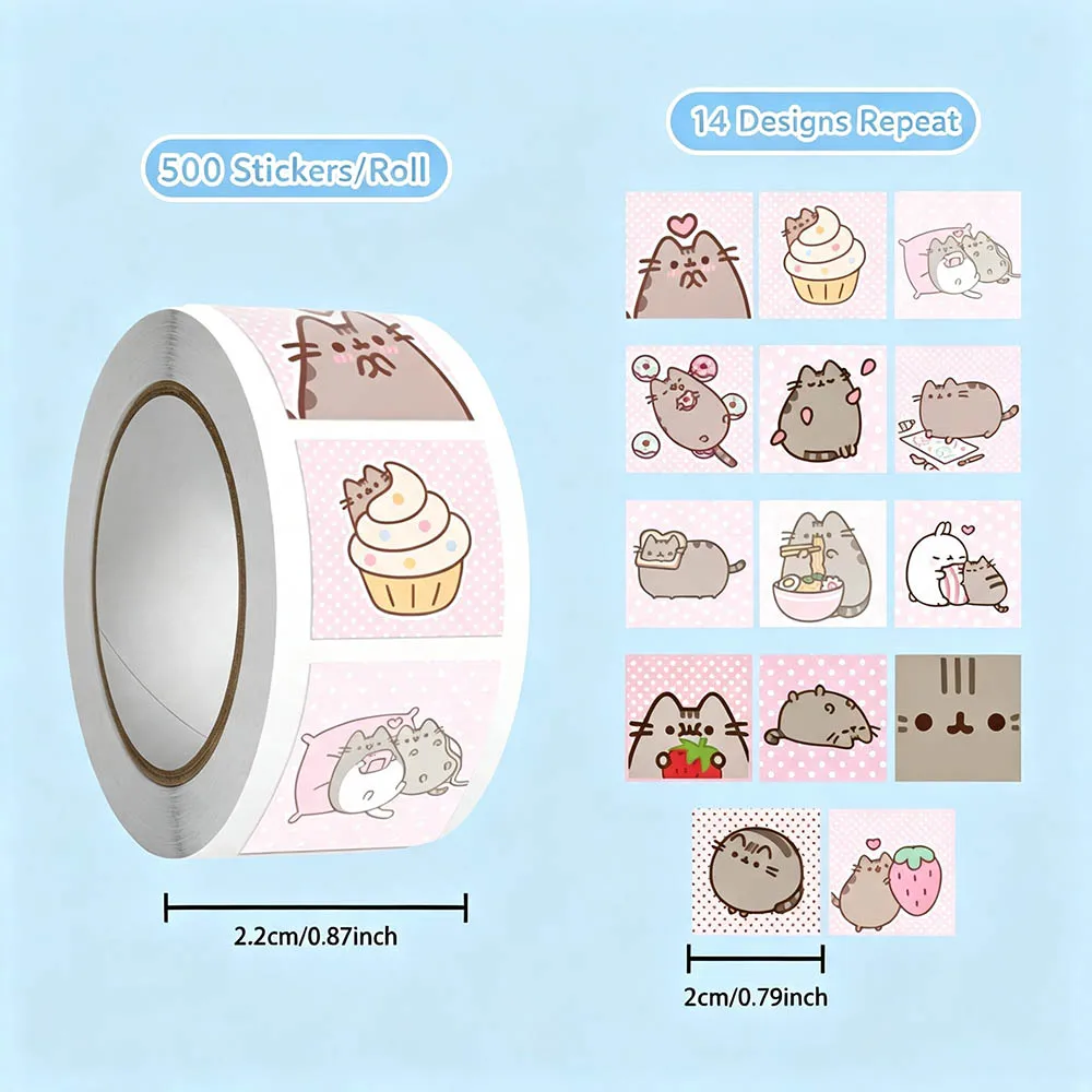 Hou 500pcs Pusheen Cartoon Cat - Books review and price