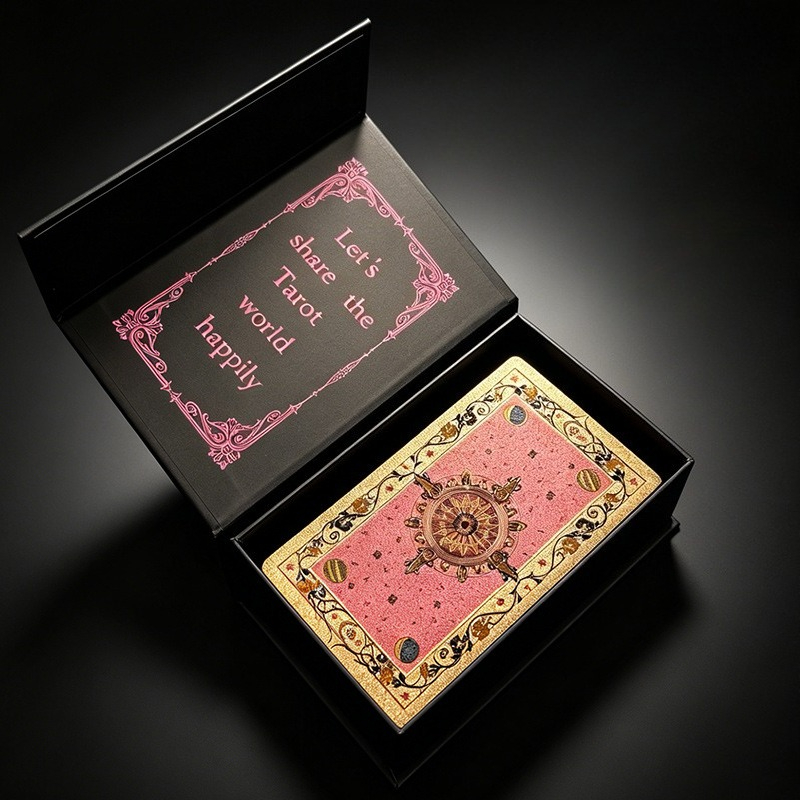Pink & Rose Gold Classic Tarot - Tarot Deck With Guidebook review and price